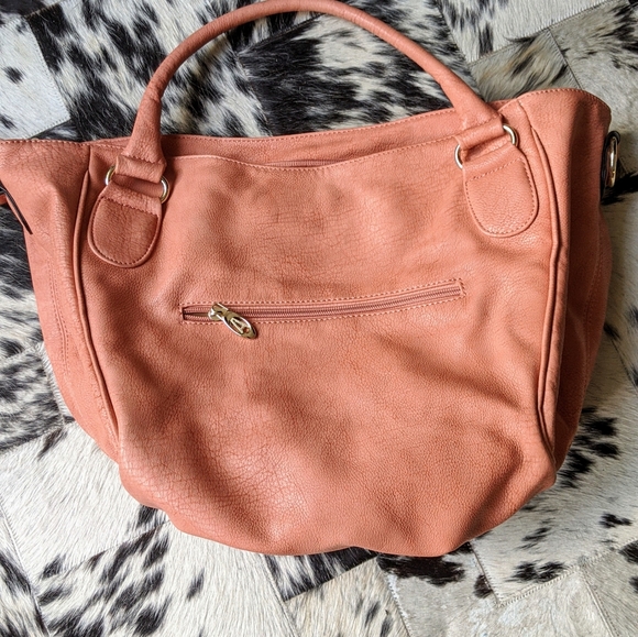 Coral Boho Chic tote - Picture 2 of 6